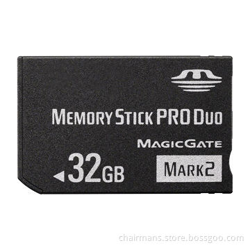 Memory Stick Pro Duo with Magic Gate, 1-64G